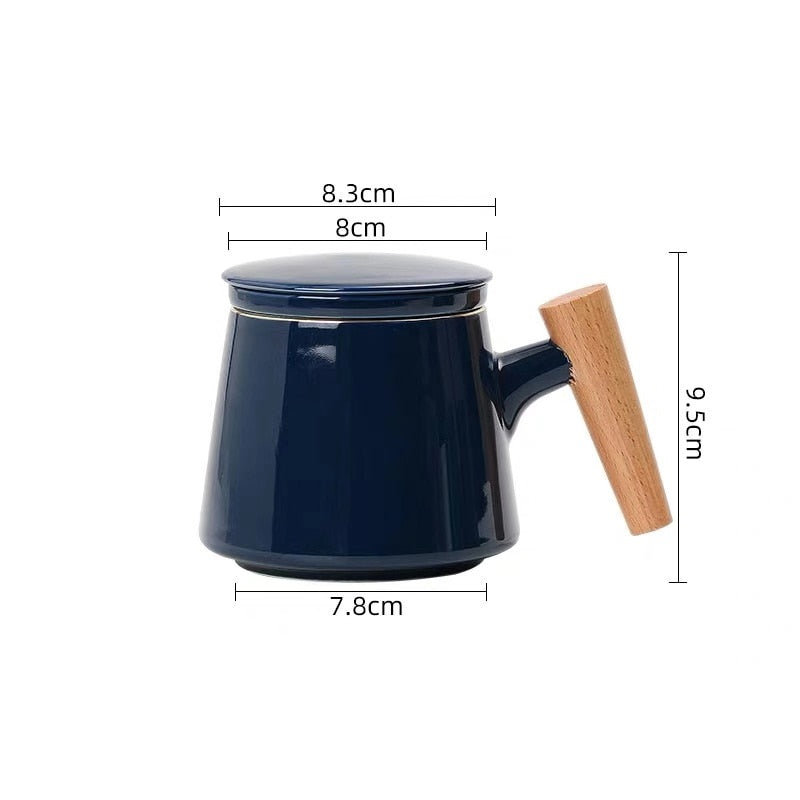 Blue Tea Infuser Mug Set