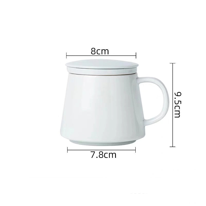White Tea Infuser Mug Set