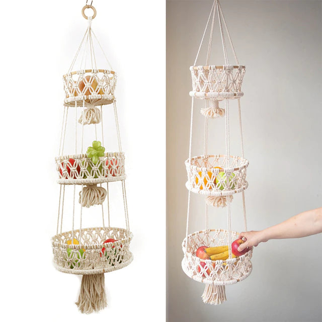 Macrame Hanging Basket