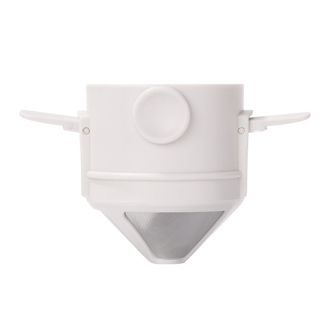 white paperless coffee filter