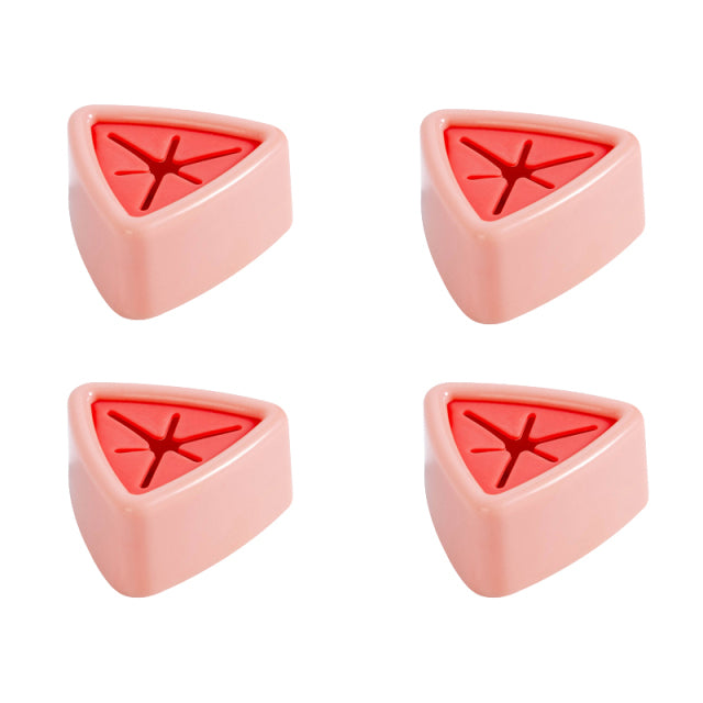 4 piece pink towel holder