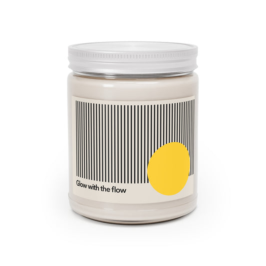 Glow with the Flow Bauhaus-inspired scented candle