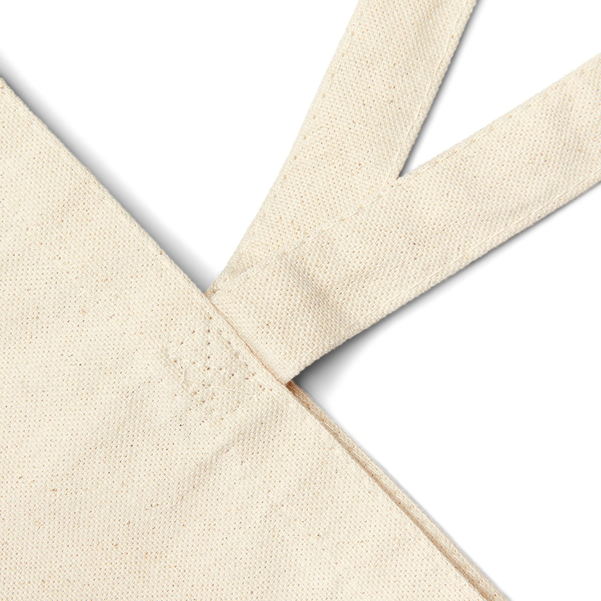 Close up view of Red Line Bauhaus Canvas Tote Bag