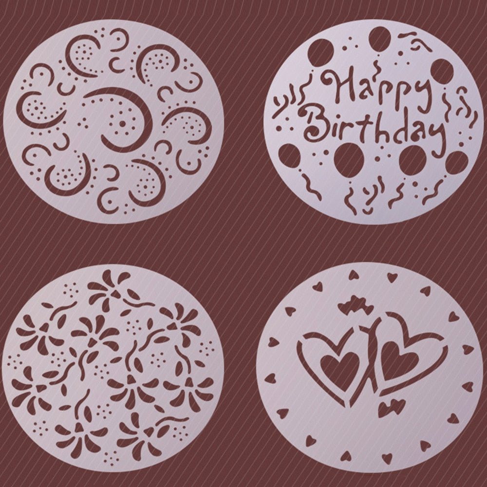 Decorative Cake Stencil Set