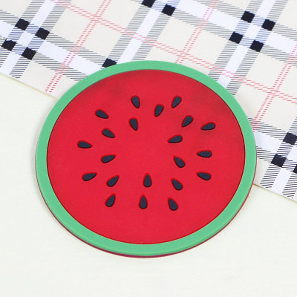 Fruit Shaped Silicone Coasters