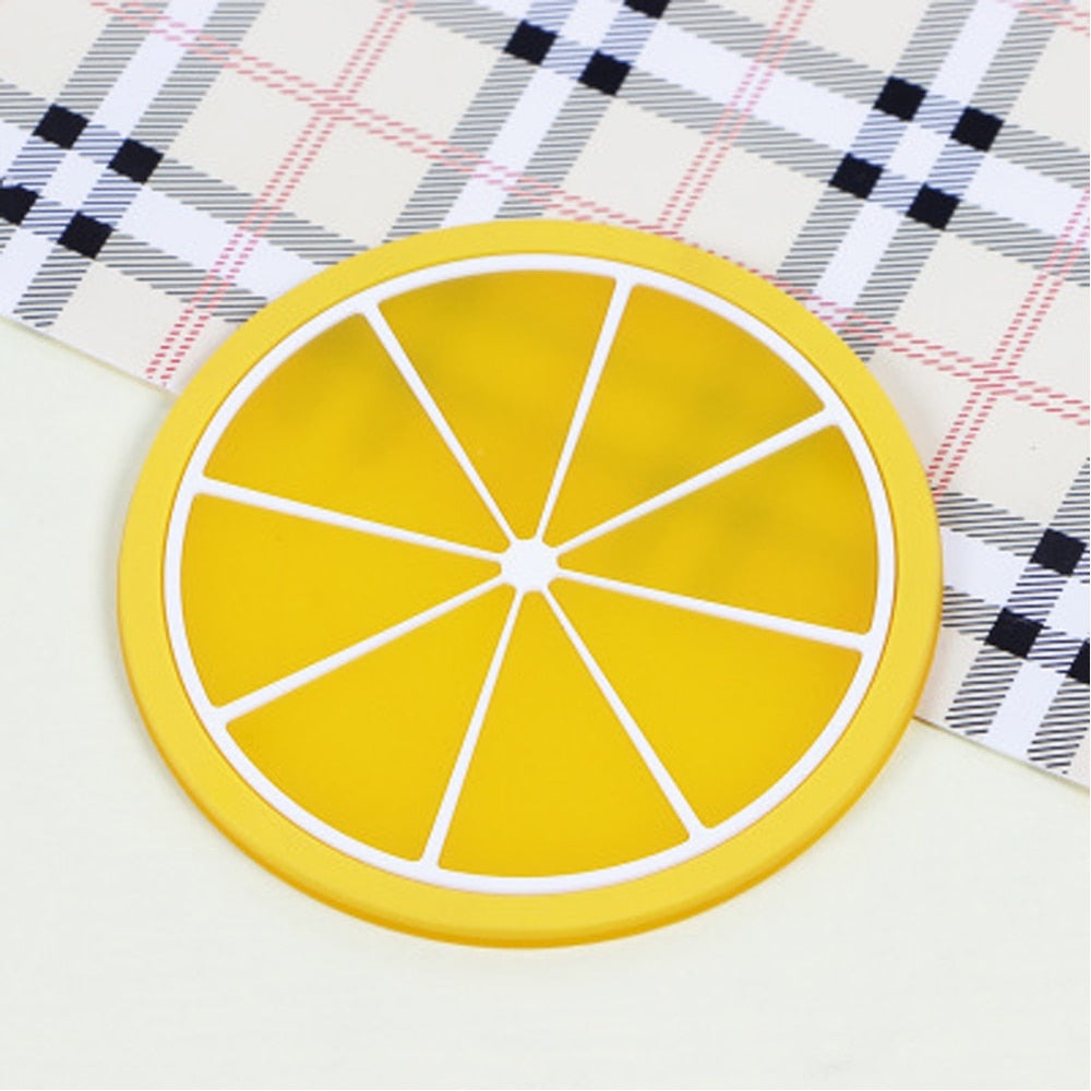 Fruit Shaped Silicone Coasters