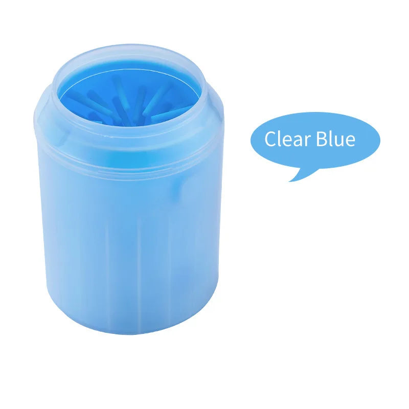 blue pet paw cleaners