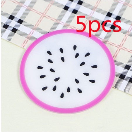 Fruit Shaped Silicone Coasters