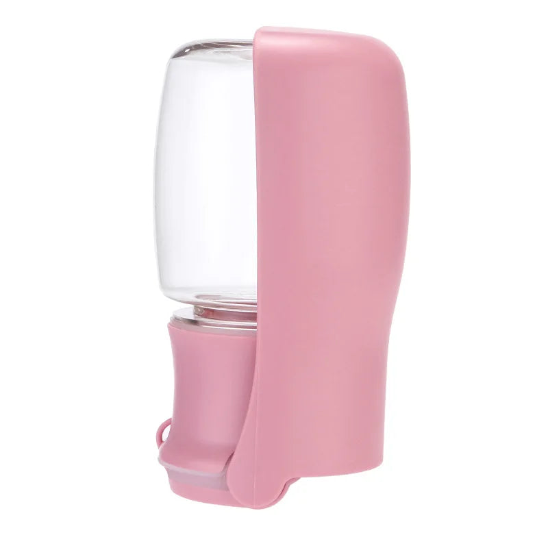 Pink Portable Pet Travel Bottle