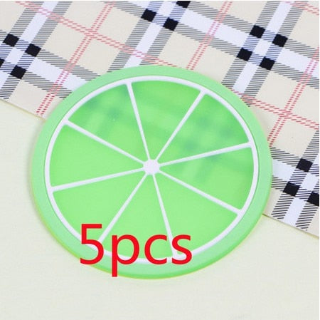 Fruit Shaped Silicone Coasters