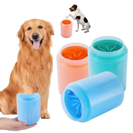 Multiple pet paw cleaners