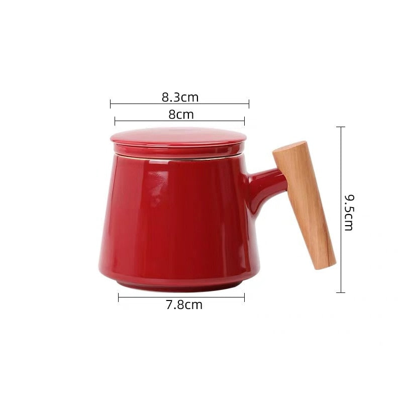 Red Tea Infuser Mug Set 