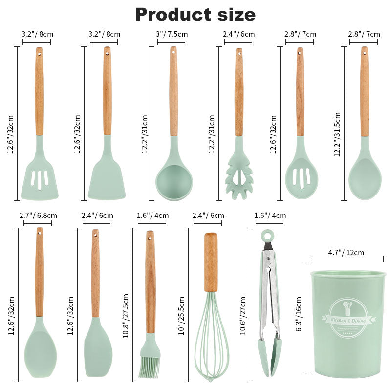 Silicone Utensils Set