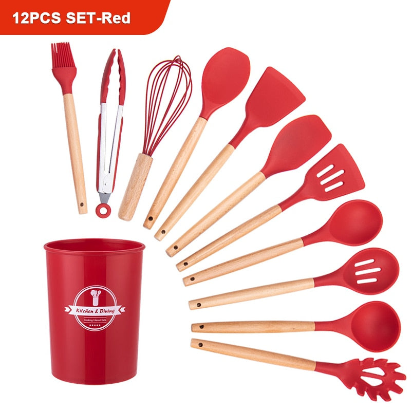 Silicone Utensils Set