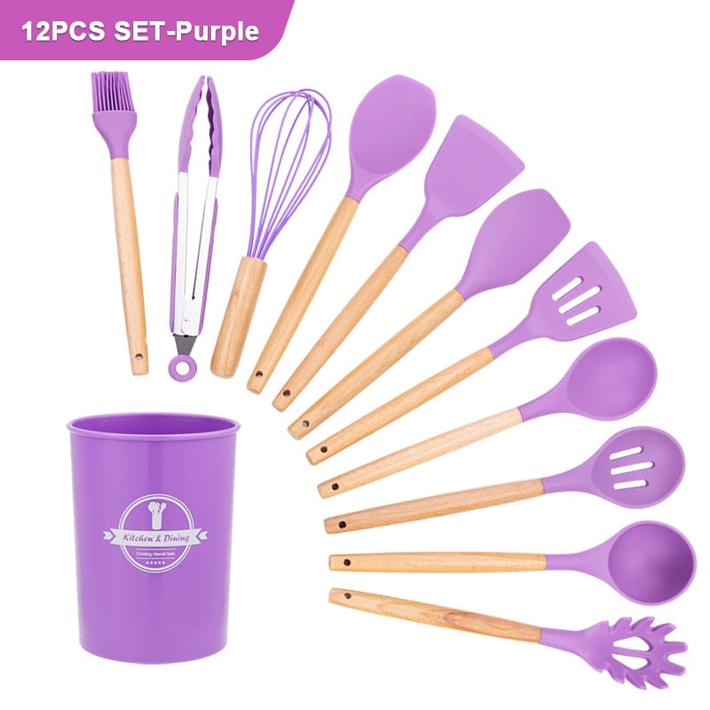 Silicone Utensils Set