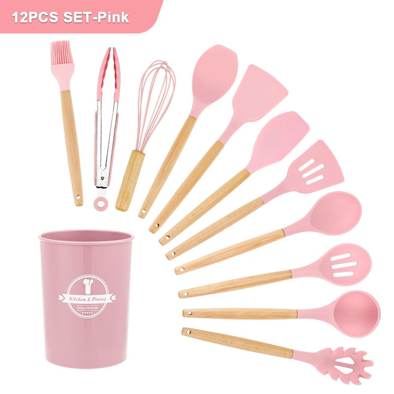 Silicone Utensils Set