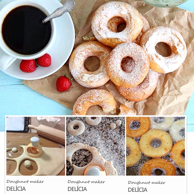 Donuts and donut maker