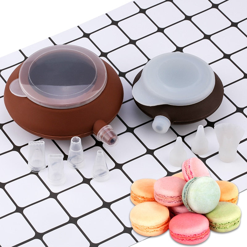 Macaron baking kits with macarons