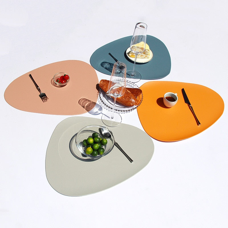 multiple coloured Faux Leather Placemats