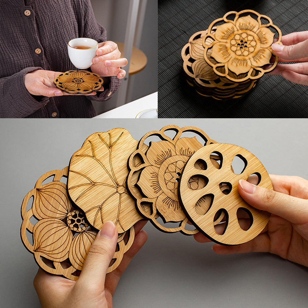 Multiple Bamboo Coasters