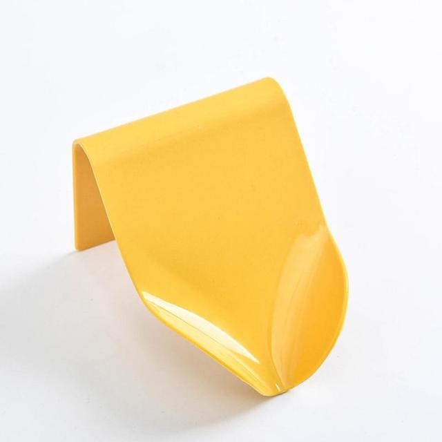 Yellow soap dish