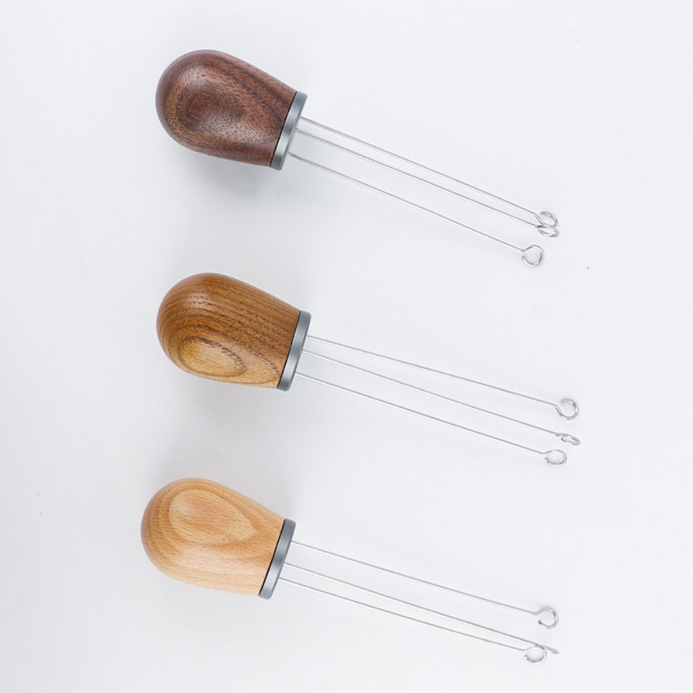 Ash, Beech and Walnut coffee needle distributors