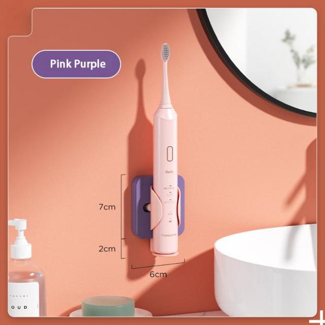 Purple & Pink Electric Toothbrush Holder