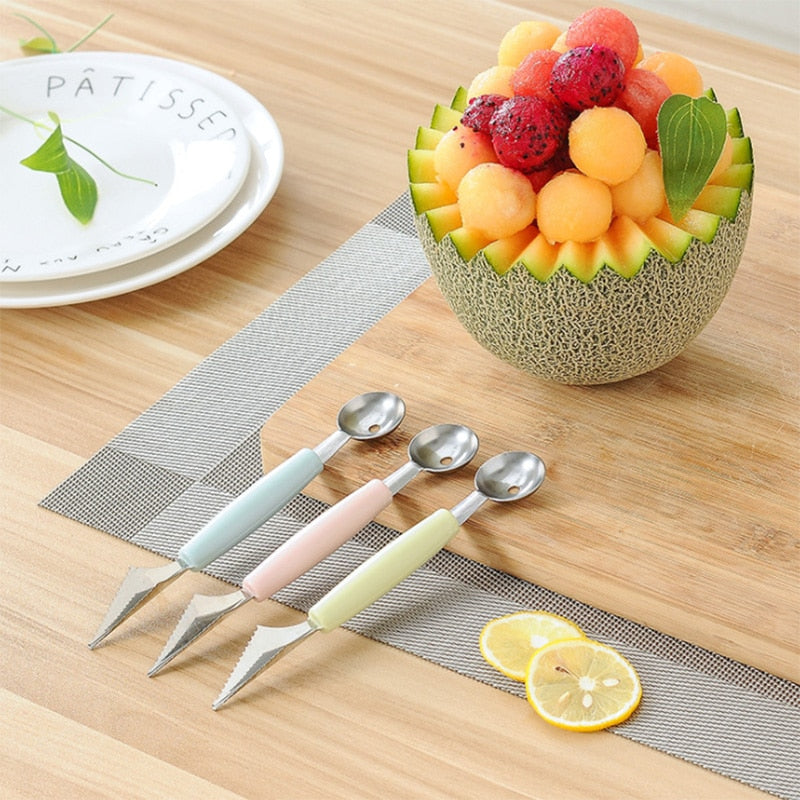 2 in 1 Fruit Carving Tool