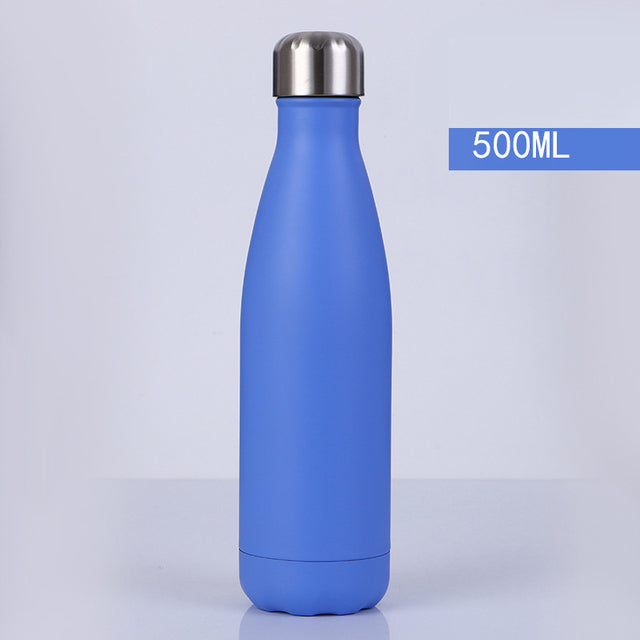 Blue Personalised Drink Bottles