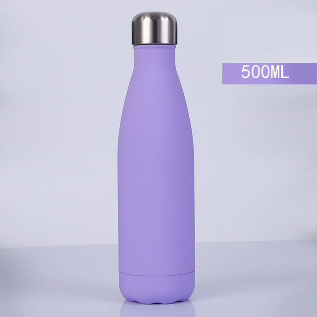 Purple Personalised Drink Bottles