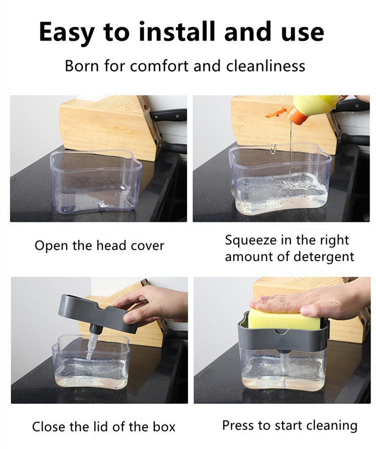 How to install and use the Kitchen Soap Dispenser