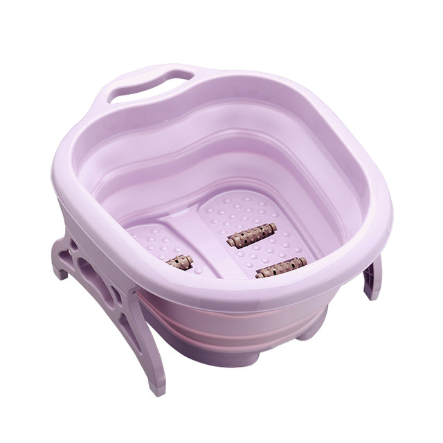 purple foldable foot massager