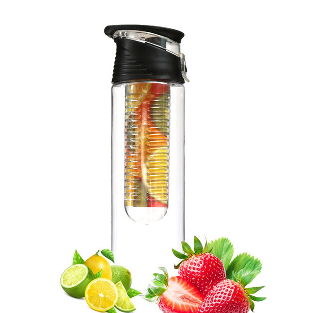 Black Infuser Water Bottle