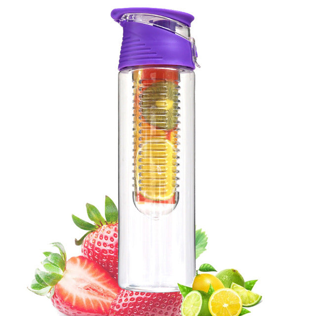 Purple Infuser Water Bottle