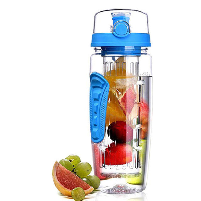 Blue Infuser Water Bottle